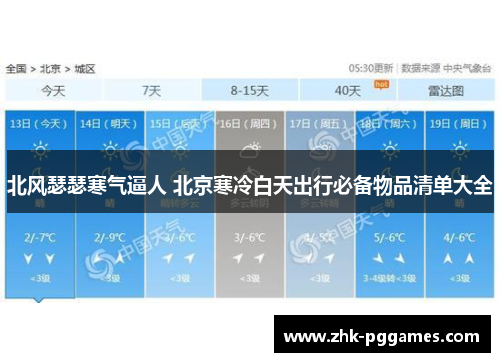 北风瑟瑟寒气逼人 北京寒冷白天出行必备物品清单大全