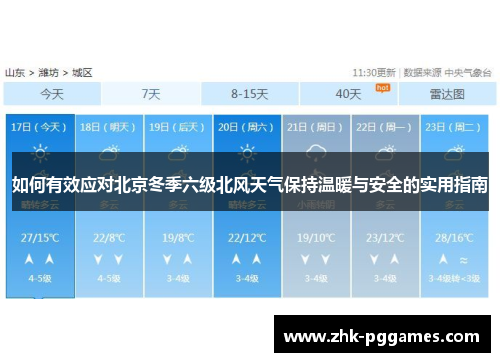 如何有效应对北京冬季六级北风天气保持温暖与安全的实用指南
